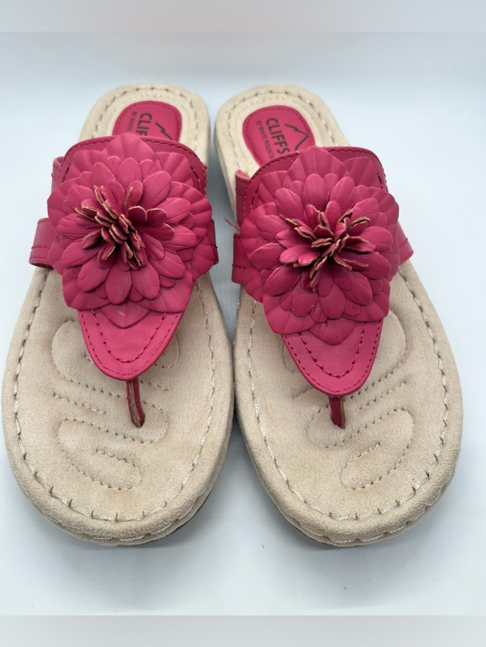 🌸 NEW Cliffs White Mountain
Pink Floral Sandals 7 1/2